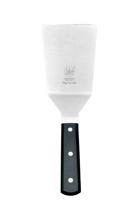 BLUE FARM | Due Buoi knives. 806BHP. Steel hamburger spatula. Large POM handle