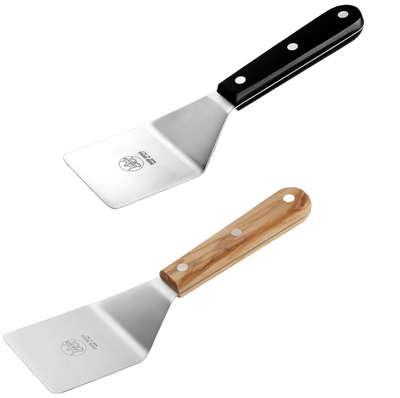 KALINDRA | Due Buoi knives. 805Q. Square stainless steel spatula.