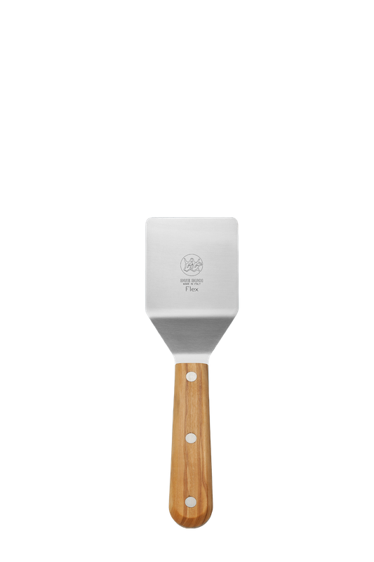 KALINDRA | Due Buoi knives. 805QFX. Flexible square stainless steel spatula