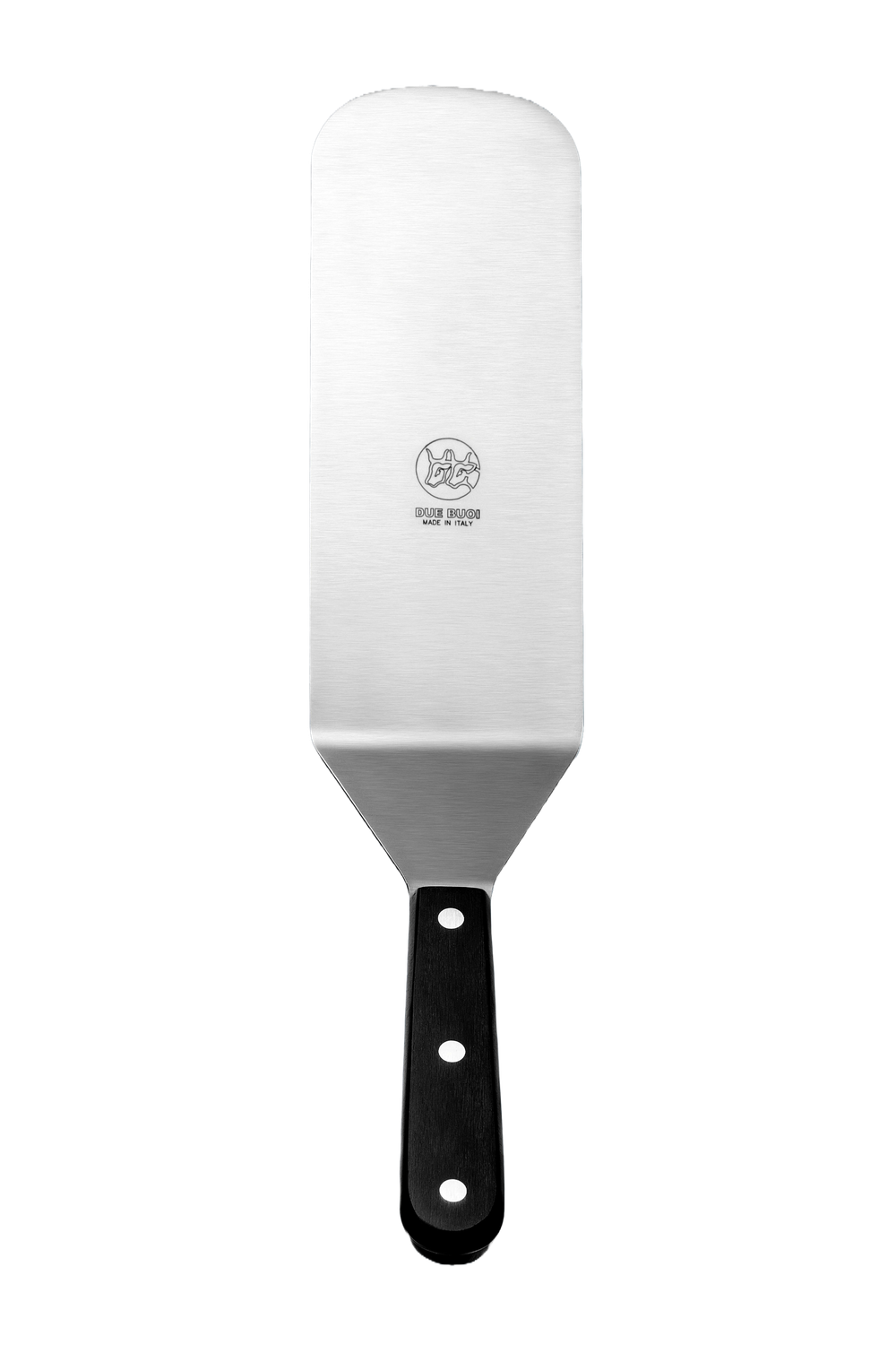 BLUE FARM | Due Buoi knives. 806L. Spatola inox da lasagna. 3 modelli disponibili, Modello scelto: Manico in Tecno polimero Nero e acciaio da 1 mm