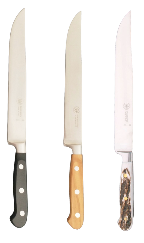 BLUE FARM | Due Buoi knives. 8814/22-6. Geschmiedetes Kochmesser zum Braten. Edelstahl. 6 Modelle verfügbar