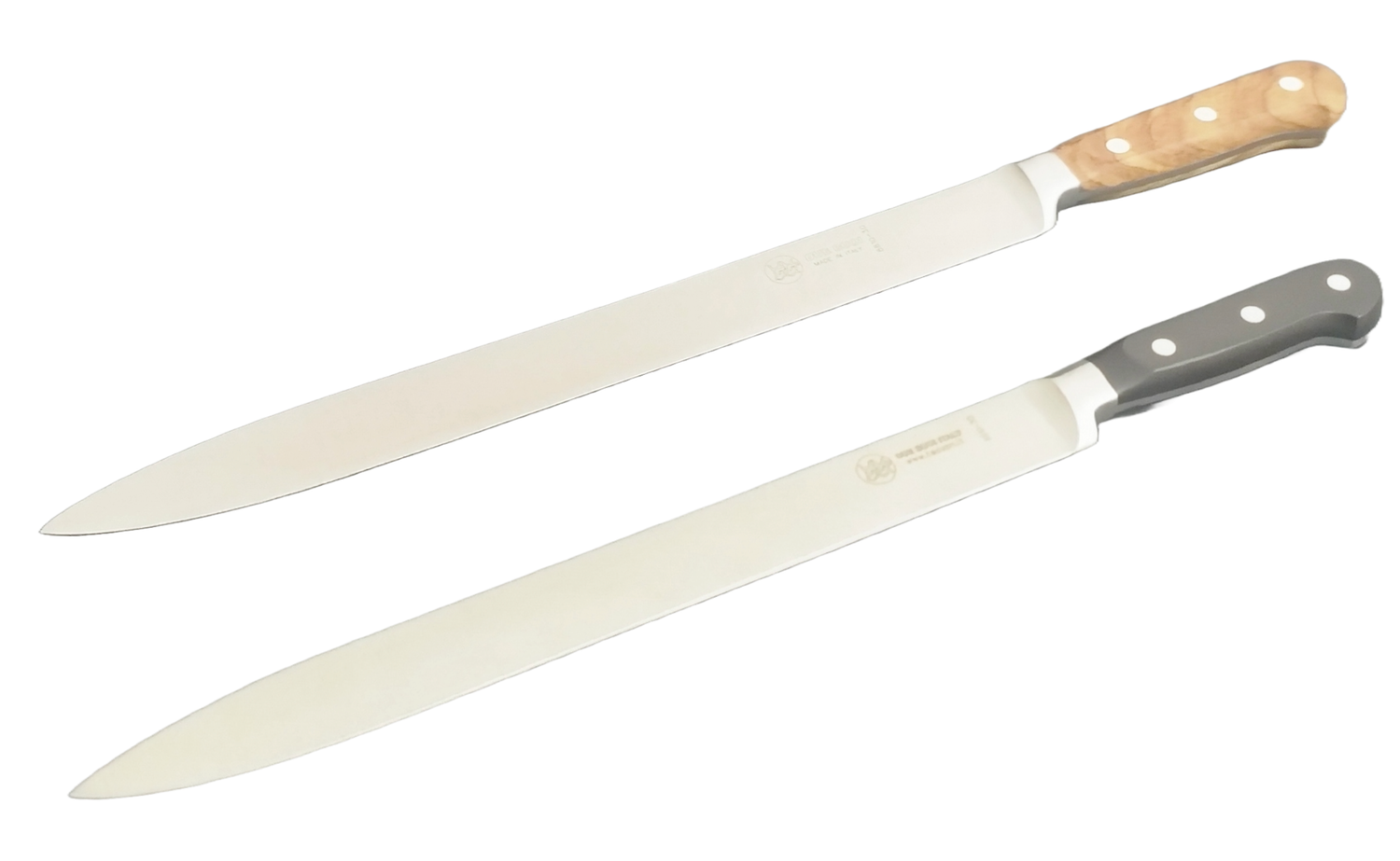 BLUE FARM | Due Buoi knives. 8810/30. Forged chef&#39;s knife for slicing. Stainless steel. 2 models available