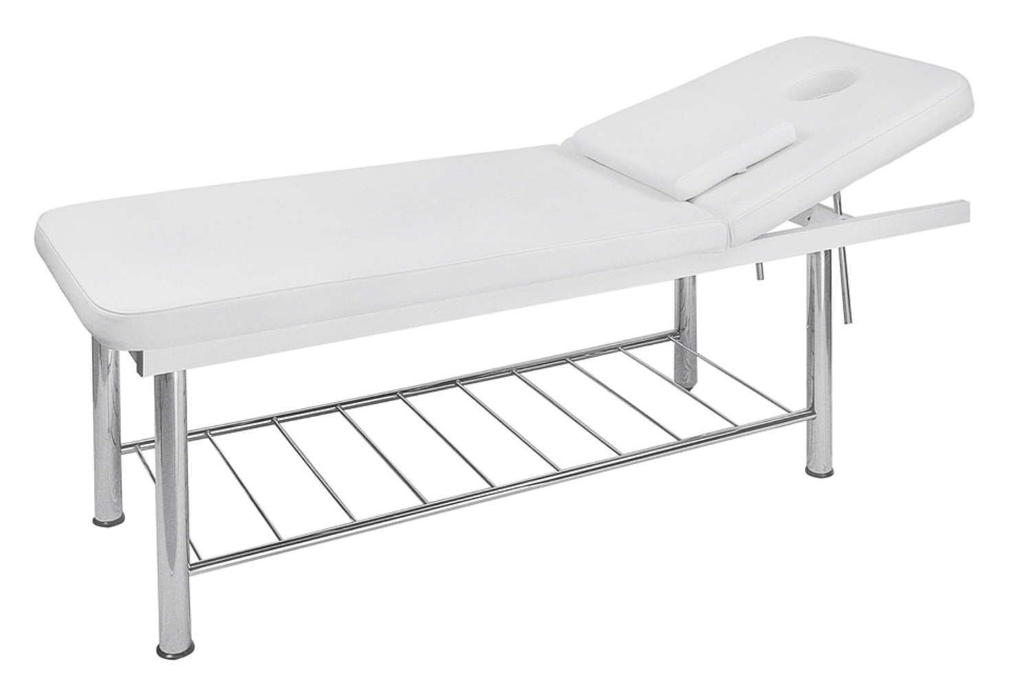 BLUE FARM | Weelko. Ilim. Massage and physiotherapy table with 1 joint and &quot;material holder&quot; shelf