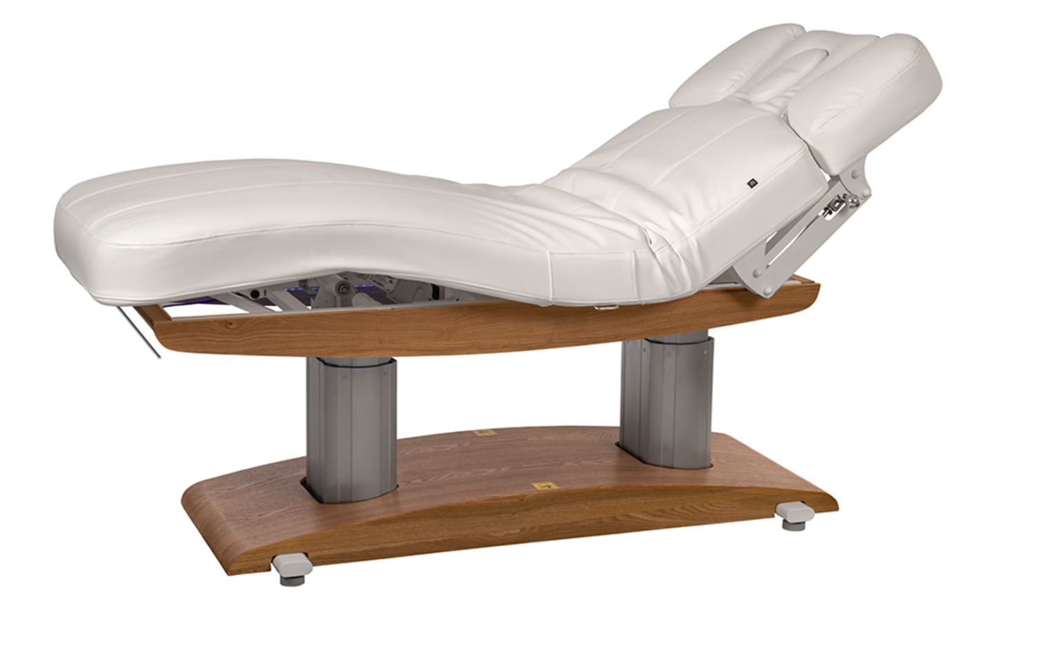 BLUE FARM | Weelko. Troch. 4-motor SPA bed. Available in 2 colors and with decorative LEDs, Chosen color: Light brown