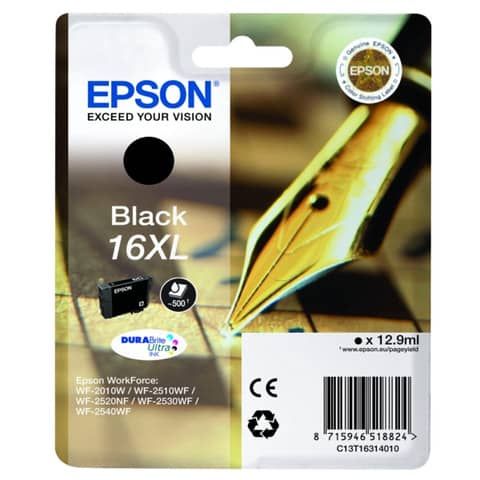 Cartuccia inkjet alta capacit ink pigmentato Penna e Cruciverba 16XL Epson nero - C13T16314012