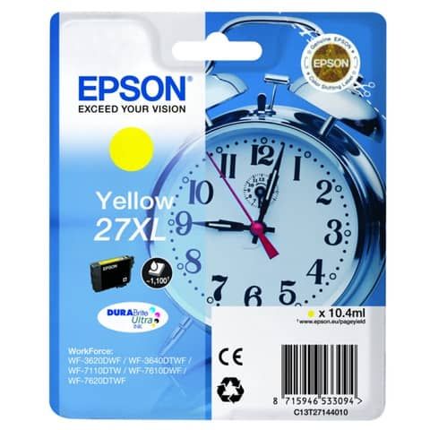 Cartuccia inkjet Sveglia 27XL Epson giallo C13T27144012