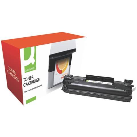 Toner Q-Connect compatibile con HP CB435A - nero KF10816