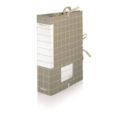 Faldoni con lacci rivettati Brefiocart Centro Class Resisto 25x35 cm dorso 20 cm grigio Conf. 10 pz - RES0201-20