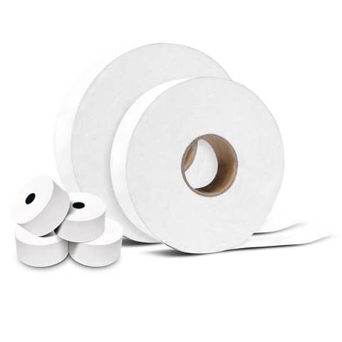 Rotoli per colonnine area di servizio Rotolificio Pugliese 57 mm x 100 m foro 12 mm  conf. da 4 - 57100CS