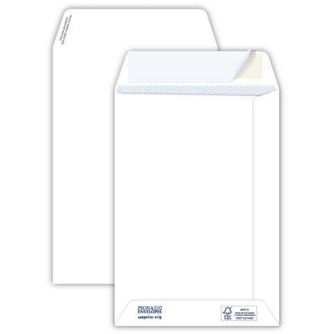 Buste a sacco bianche autoad. removibili Pigna Envelopes Competitor strip 80 g/m 160x230 mm  conf. 500 - 0029463