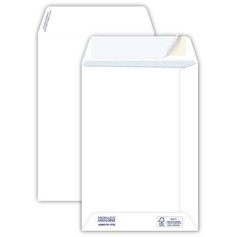 Buste a sacco bianche autoad. removibili Pigna Envelopes Competitor strip 100 g/m 160x230 mm  conf. 500 pz - 0029516