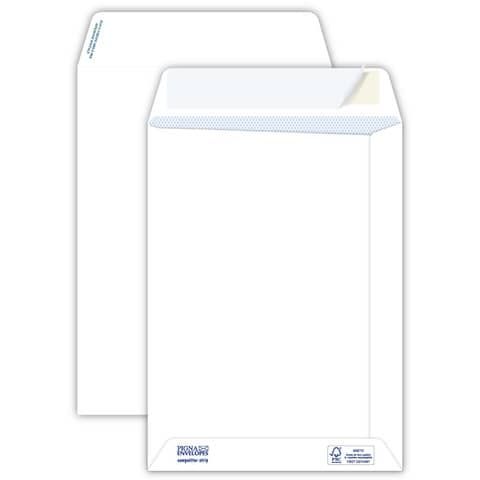 Buste a sacco bianche autoad. removibili Pigna Envelopes Competitor strip 80 g/m 190x260 mm  conf. 500 - 0029472