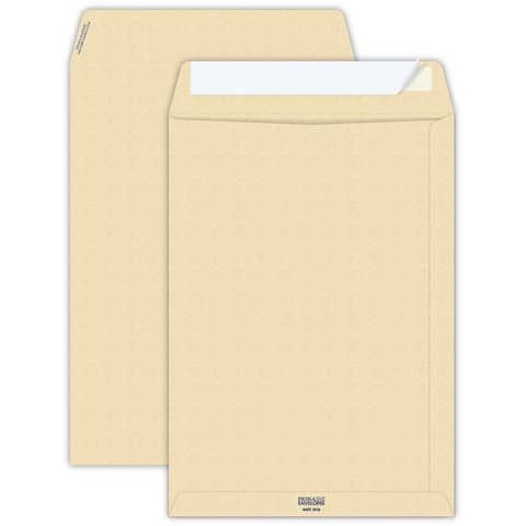 Buste a sacco autoadesive Pigna Envelopes Multi strip kraft avana 100 g/m 250x353 mm  conf. 500 - 0099076