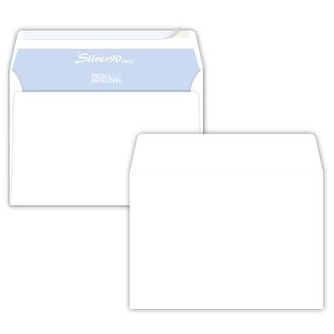 Buste senza finestra Pigna Envelopes Silver90 90 g/m 162x229 mm bianco conf. 500 - 0207829