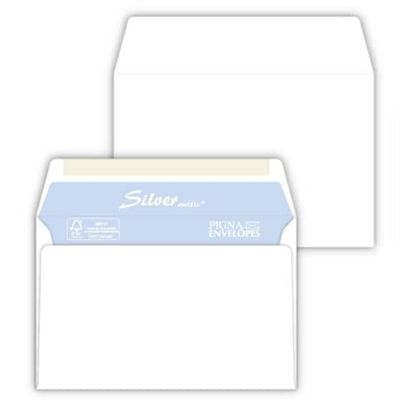 Buste senza finestra Pigna Envelopes Silvermatic 80 g/m 120x180 mm bianco conf. 500 - 0388674