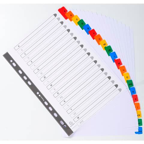 Intercalari stampati in digitale Exacompta Protect&#39;o cartoncino A4 160g/mq 20 tasti AZ - 1111E