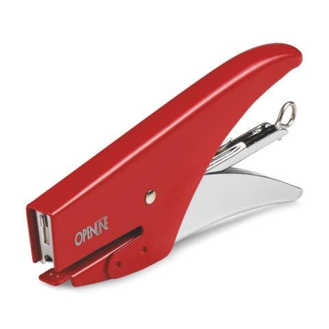 Cucitrice manuale a pinza OPENLINE passo 6 max 18 ff rosso 0185R