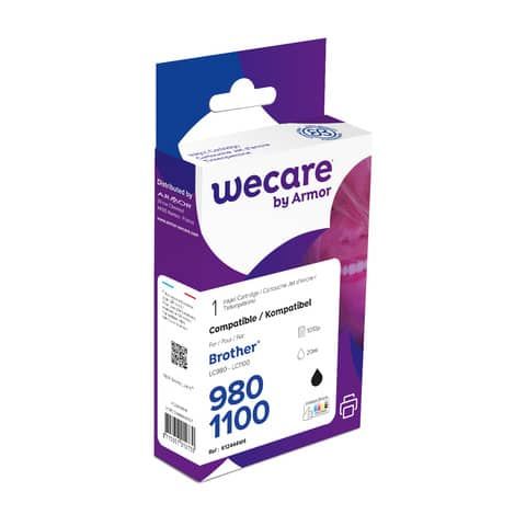 Cartuccia inkjet WECARE compatibile con Brother LC-1100BK - nero K12444W4