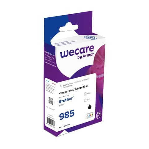 Cartuccia inkjet WECARE compatibile con Brother LC-985BK - nero K12527W4
