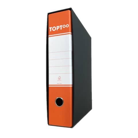 Registratore protocollo TOPToo con custodia dorso 8 cm arancio 23x33 cm - FMCRTP8AR