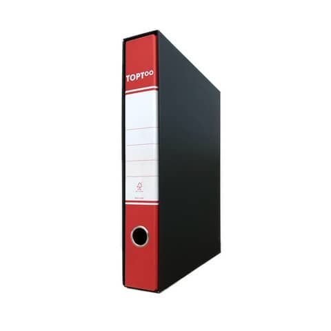 Registratore protocollo TOPToo con custodia dorso 5 cm rosso 23x33 cm - FMCRTP5RO