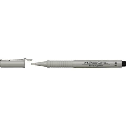 Penna punta in fibra Faber-Castell Ecco Pigment 0,8 mm 166899