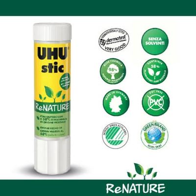 Colla stick UHU Stic ReNATURE  40 gr - 45802
