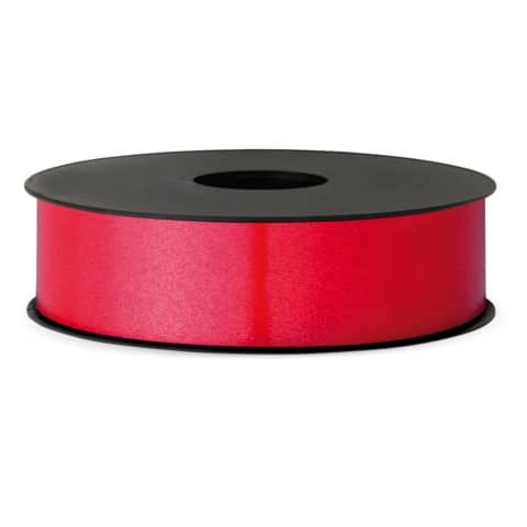 Nastro da regalo in rocchetto Brizzolari 30 mm x 100 mt rosso 6800/30 C.7