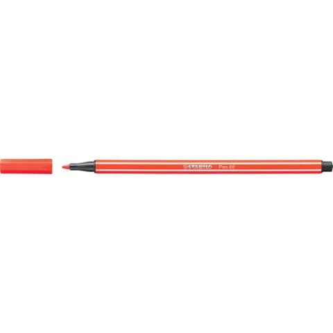 Pennarelli Stabilo Pen 68 1 mm  rosso chiaro - 68/40