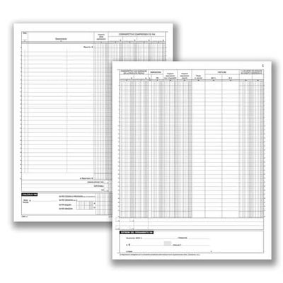 Registri dei corrispettivi data ufficio 36 pagg. numerate 31x24,5 cm DU1386N0000