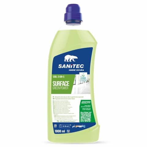 Detergente ecologico per pavimenti Sanitec Green Power 1 L 3109-S