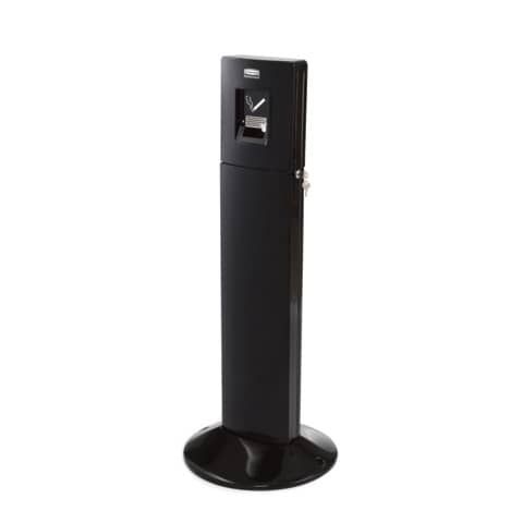 Posacenere a colonna Rubbermaid Metropolitan nero H 108,7 cm -  43 cm FGR93400BK