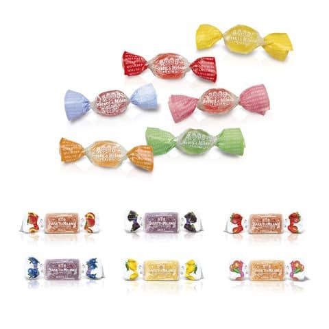 Caramelle Geles Baratti&amp;Milano Giada assortite 6 gusti frutta - sacchetto 500 g - 01-0042