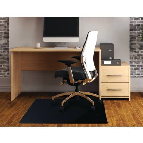 Tappeto protettivo Floortex CLEARTEX AdvantageMat Black 90x120 cm - pavimenti duri - FC123648HEBV