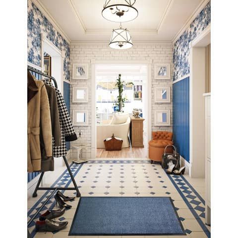 Tappeto da ingresso Floortex Doortex AdvantageMat 60x90 cm blu FR46090DCBLV