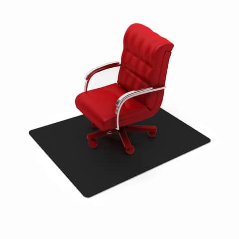 Tappeto protettivo Floortex CLEARTEX AdvantageMat Black 90x120 cm - per moquette - FC113648LEBV