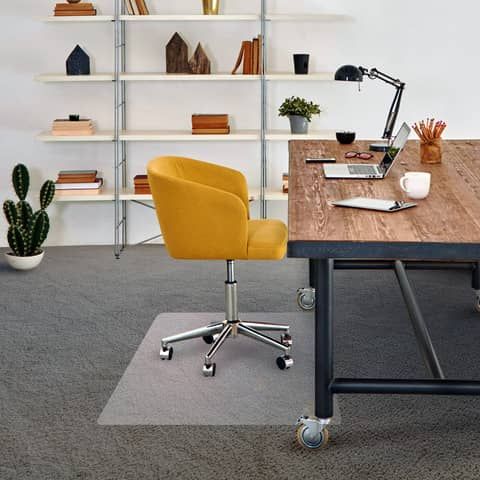 Tappeto protettivo Floortex CLEARTEX UltiMat 120x120 cm - per moquette trasparente - FR1112123ER