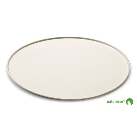 Piatto pizza  32,5 cm in polpa di cellulosa Scatolificio del Garda Bianco - Conf. 50 pezzi - 10485