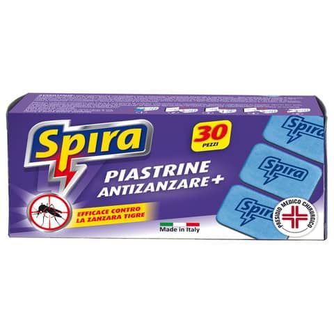 Piastrine antizanzare Spira per elettroemanatori a piastrine e bi-uso in conf. da 30 - 10254