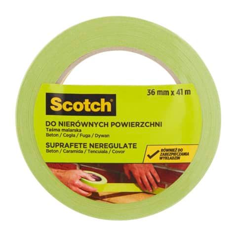 Nastro di mascheratura per superfici ruvide Scotch 2060 36 mm x 41 m verde 2060IGT36