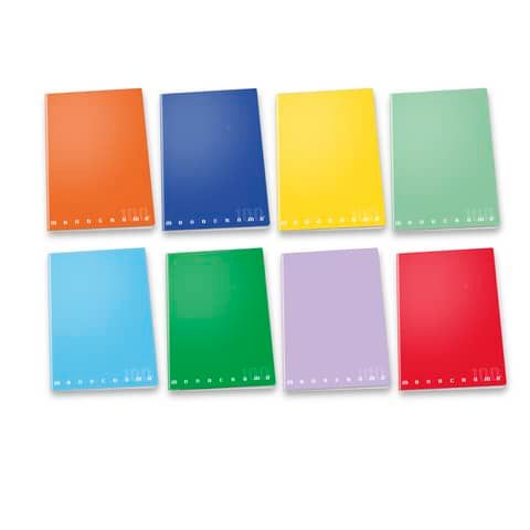 Maxi quaderno Pigna Monocromo A4 quadretti 10 - 38 ff carta 100 gr/m2 copertina colori assortiti - 022988810