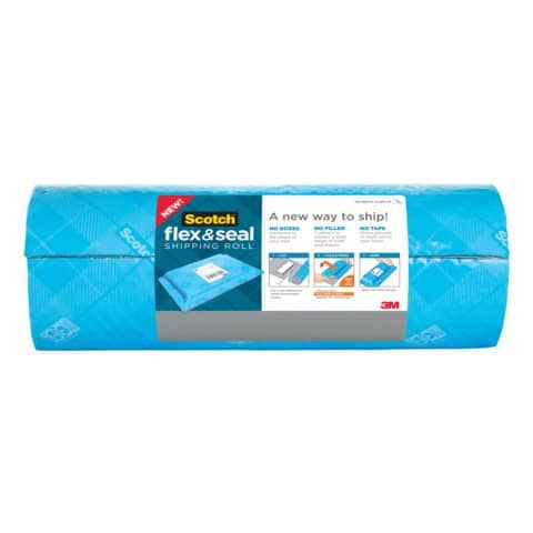Rotolo per spedizioni Scotch? Flex &amp; Seal 38,1 cm x 6 mt blu FS-1520