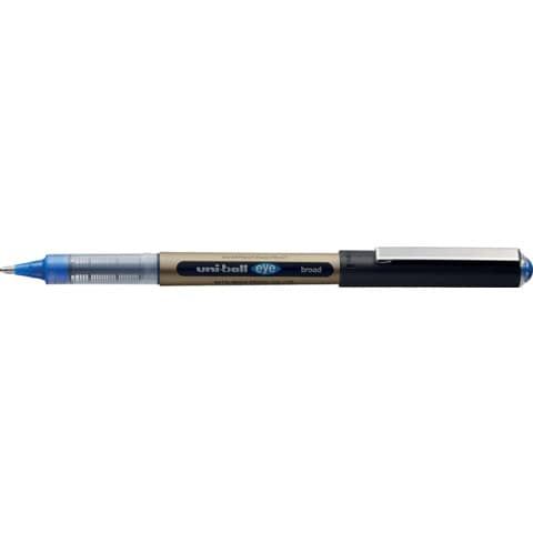 Penna Roller inchiostro liquido Uni-Ball Eye punta media 1 mm blu M UB150 10 B