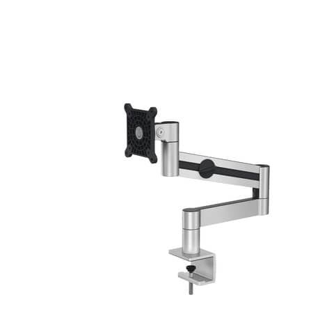 Braccio porta monitor per 1 schermo max 27&#39;&#39; DURABLE argento metallizzato 345x470x120 mm - 5083-23
