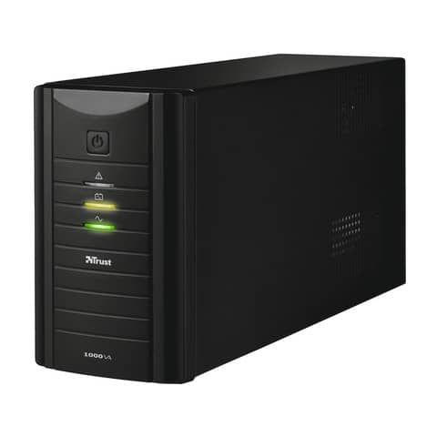 Gruppo di continuit Oxxtron 1000VA Trust con batteria integrata - 2 prese nero - 21199