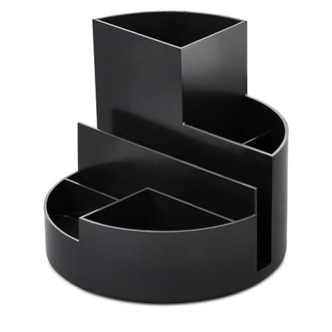 Portaoggetti Maul MAULRoundBox - riciclato nero -  14 cm h.12,5 cm Z710013