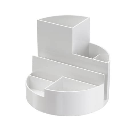 Portaoggetti Maul MAULRoundBox - riciclato bianco -  14 cm h.12,5 cm Z710011