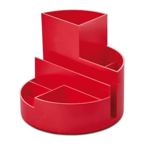 Portaoggetti Maul MAULRoundBox - riciclato rosso -  14 cm h.12,5 cm Z710016