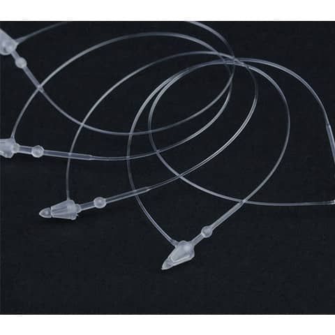 Fili appendi cartellini a chiusura manuale Printex - 75 mm - colore naturale confezione da 5000 pezzi  FSC75