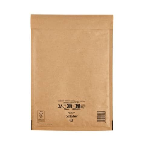 Buste imbottite Mail Lite Gold F 22x33 cm Avana - conf. 50 pezzi 103027405